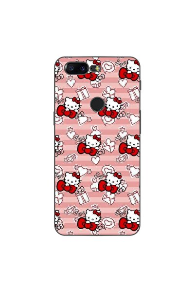 OEM Husa compatibila cu OnePlus 5T Silicon Gel Tpu Model Hello Kitty Roz Pattern