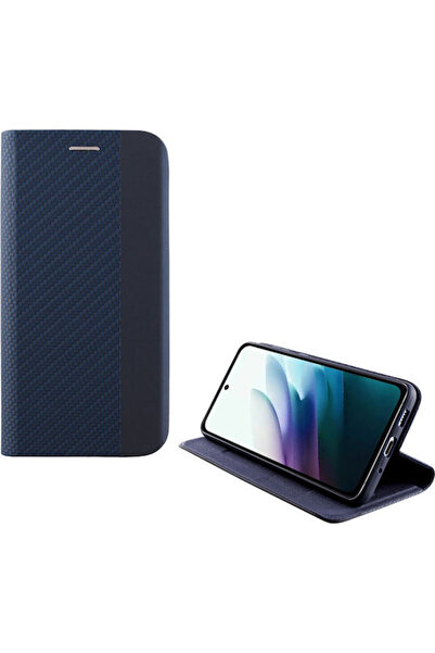 Xiaomi Θήκη Βιβλίο από Συνθετικό Δέρμα / Σιλικόνη Μπλε (Redmi 15)