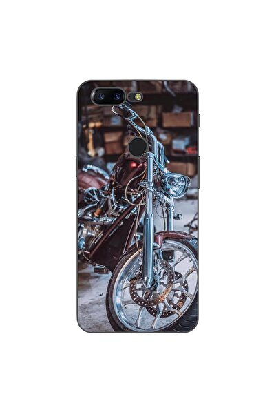 OEM Case compatible with OnePlus 5T Silicone Gel Tpu Model Harley Garage