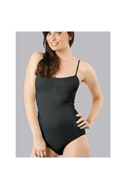 BENALİ 876 Elif Life Black Rope Strap Slip Body Corset