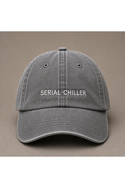 WeavedCo قبعة بيسبول مطرزة بتصميم "Serial Chiller" (المبرد) بأسلوب عتيق قابلة...