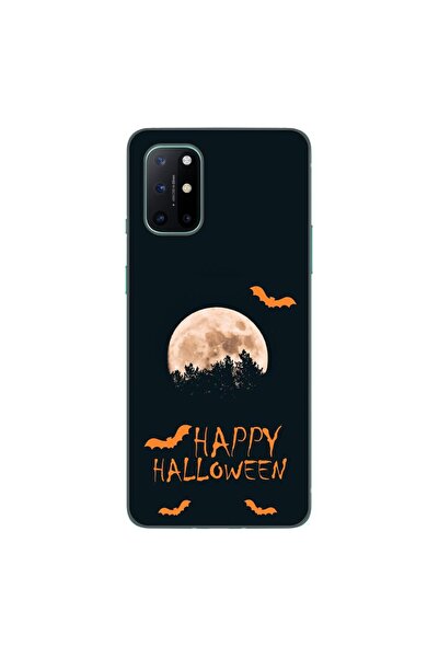 OEM Husa compatibila cu OnePlus 8T Silicon Gel Tpu Model Happy Halloween Luna...