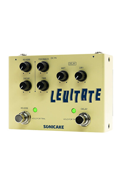 Choice SONICAKE Levitate Dual Footswitch Stompbox Digital Delay and Reverb Gu...