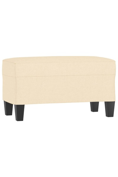 vidaxl Bancă, crem, 70x35x41 cm, textil