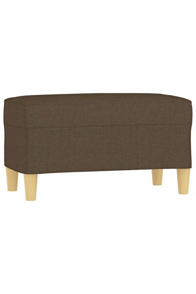 vidaxl Bancă, maro, 70x35x41 cm, textil