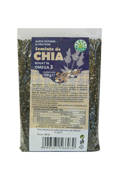 Herbavit Seminte Chia Herbavit, 100 g