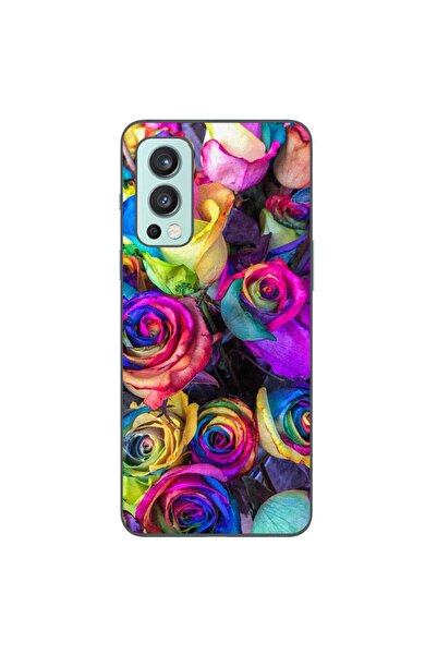OEM Husa compatibila cu OnePlus Nord 2 Silicon Gel Tpu Model Trandafiri Colorati