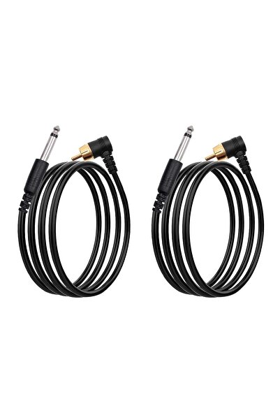 LET Cablu RCA TATELF pentru aparat de tatuaj rotativ, set 2 bucati, 180 cm, c...