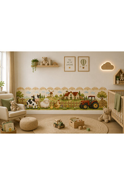 MaisonVelinCo Çocuk Ve Bebek Odası Yapışkanlı Çit Bordür