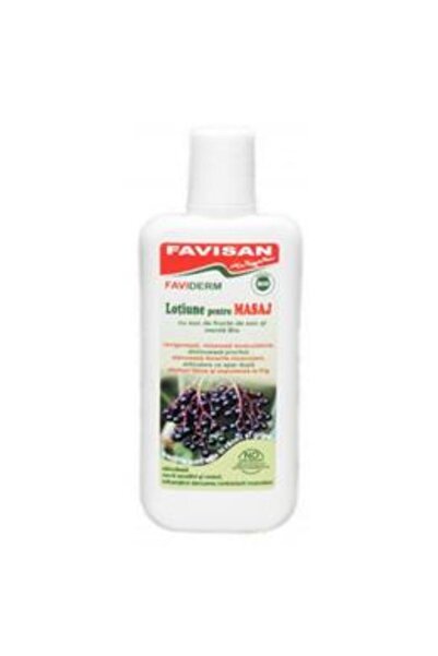 Favisan Lotiune pentru Masaj cu Suc de Fructe de Soc Favisan, 125ml