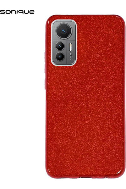 Other Σονίκ Λαμπερή Πίσω Θήκη Σιλικόνης Κόκκινη (Xiaomi 12 Lite)