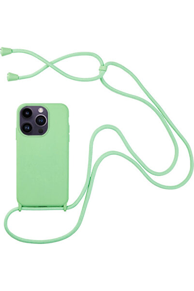 Other Sonique Carryhang Πίσω Θήκη Σιλικόνης 0.5mm με Λουράκι Ανοιχτό Πράσινο ...