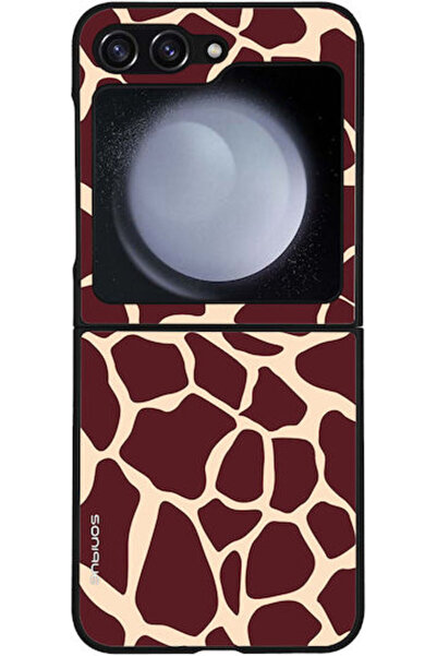 Other Θήκη Sonique Σειρά Animal Print Samsung Galaxy Z Flip 5 Καμηλοπάρδαλη 03