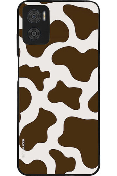 Other Θήκη Σειράς Sonique Animal Print για Motorola Moto E22 4G - Αγελάδα 02