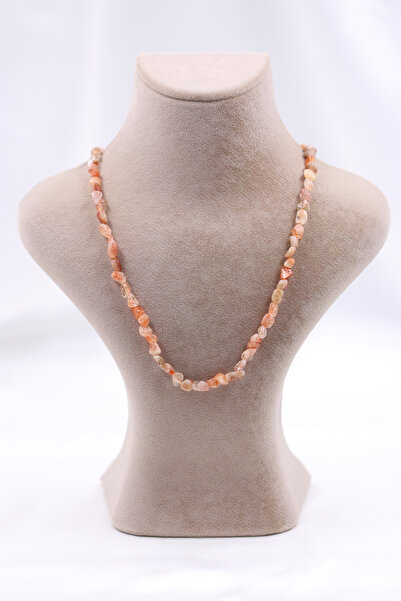 SAURACHI Sunstone Amorphous Cut Pendant Natural Stone Array