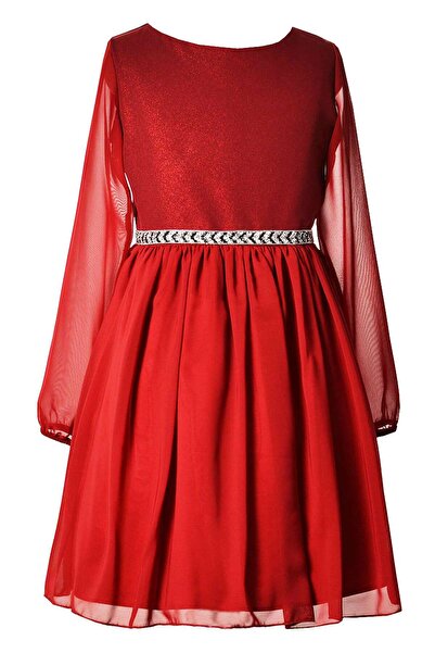 EMMA sukienki Rochie eleganta Madison Burgundia