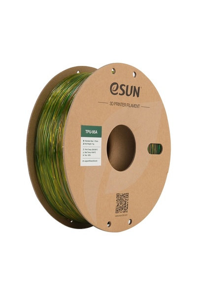 eSun Filament elastic TPU Rainbow 1,75 mm 1 kg