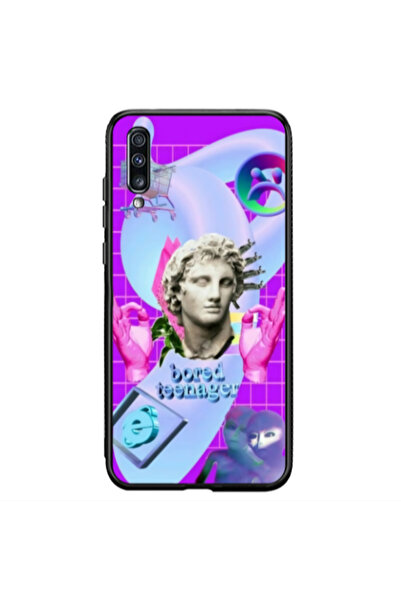 Other Samsung A70 Bored Teenager Black Glossy Θήκη