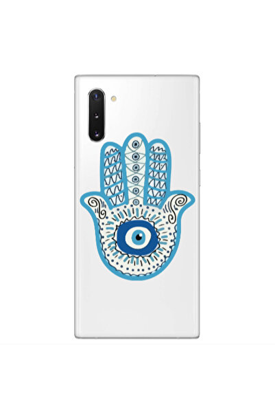 Other Samsung Note 10 Plus Evil eye bead in hand Transparent Silicone TPU Θήκη