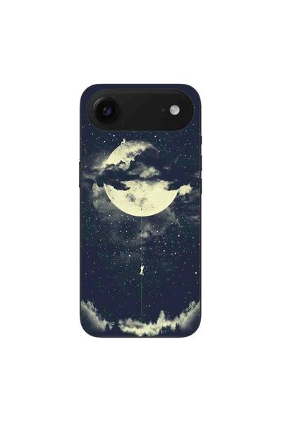 OEM Husa compatibila cu Apple iPhone Air Silicon Gel Tpu Model Moon Climbing