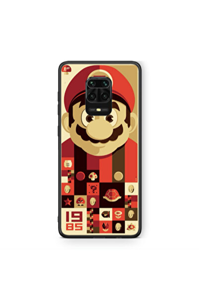 Other Xiaomi Redmi Note 9 Pro Super mario Black Glossy Θήκη