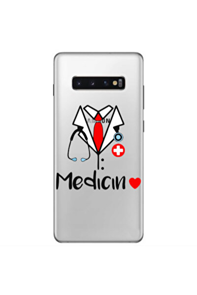 Other Samsung S10 Plus Medicin Transparent Silicone TPU Θήκη