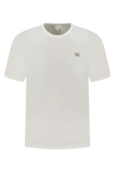 Calvin Klein Men's T-shirt, Calvin Klein, Cotton, White Logo XL