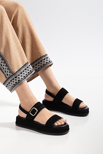 MS SUGAR SHOES Γυναικεία πέδιλα με διπλό λουράκι με λεπτομέρεια καθημερινά άνετα