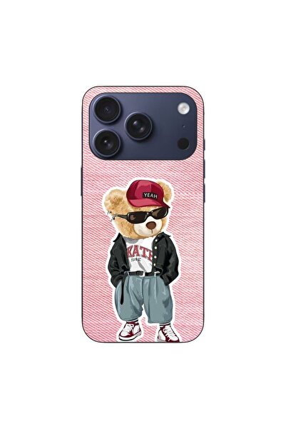 OEM Θήκη συμβατή με Apple iPhone 17 Pro από σιλικόνη gel TPU με σχέδιο Ροζ Τζ...
