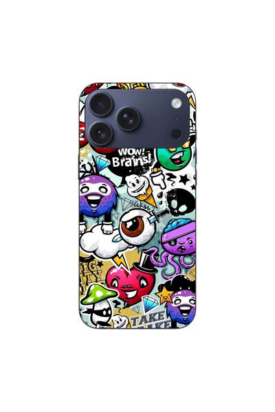 OEM Husa compatibila cu Apple iPhone 17 Pro Max Silicon Gel Tpu Model Pop Art...