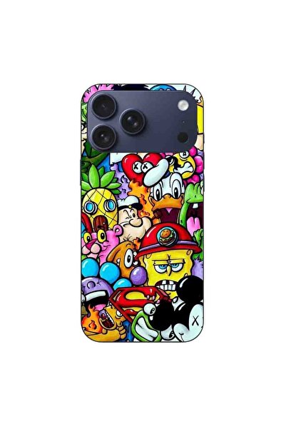 OEM Husa compatibila cu Apple iPhone 17 Pro Max Silicon Gel Tpu Model Pop Art...
