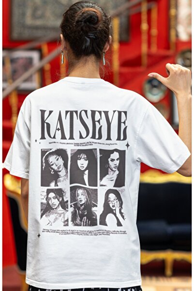SEVBANO Katseye Kpop muzička grupa, unisex majica sa leđnim printom, veće vel...