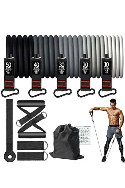 Arabest Resistance Bands with Handles,150 lbs Heavy Resistance Training,45-in...
