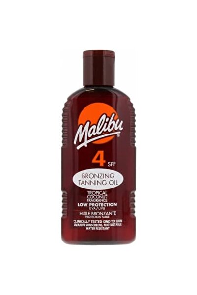 Malibu Λάδι Μαυρίσματος, Ήλιος, SPF 4 Καρύδα, Γρήγορο Μαύρισμα, Ανθεκτικό στο...