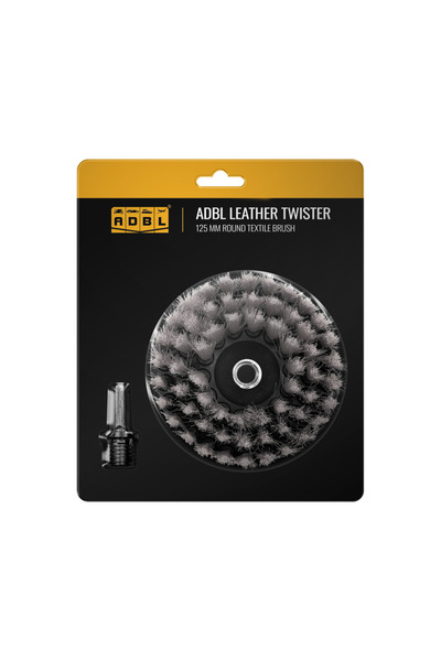 ADBL Perie piele cu adaptor bormasina Leather Twister, 125mm