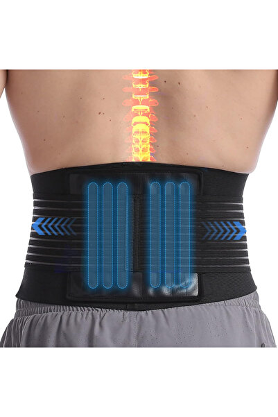 OEM Centură de susținere a spatelui unisex cu 6 bare - Orteză pentru ameliora...