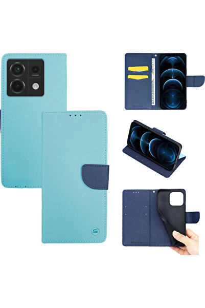 Other Sonique Trend Wallet Case for Xiaomi Redmi Note 13 Pro 5G Poco X6 5G Da...