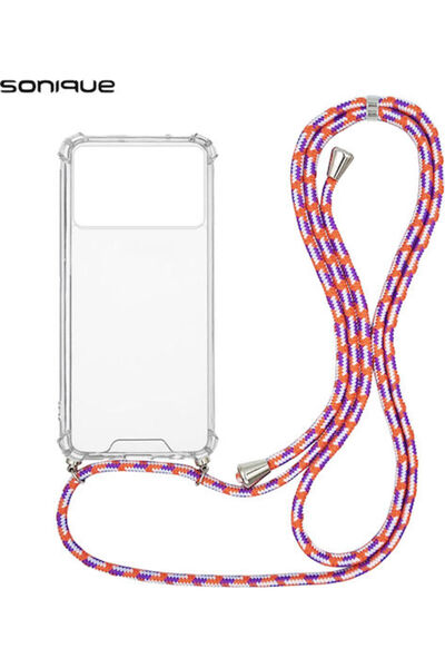 Other Sonique Armor Διαφανής Θήκη Σιλικόνης με Κορδόνι για Xiaomi Poco X6 Pro...