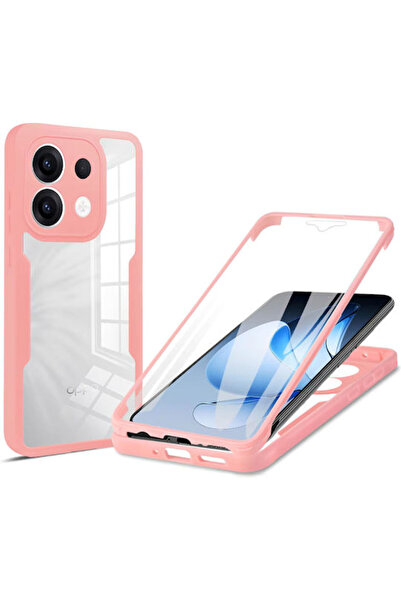Techsuit ColorVerse 360 Πλήρους Κάλυψης Σιλικόνης Ροζ Θήκη Κινητού Τηλεφώνου ...