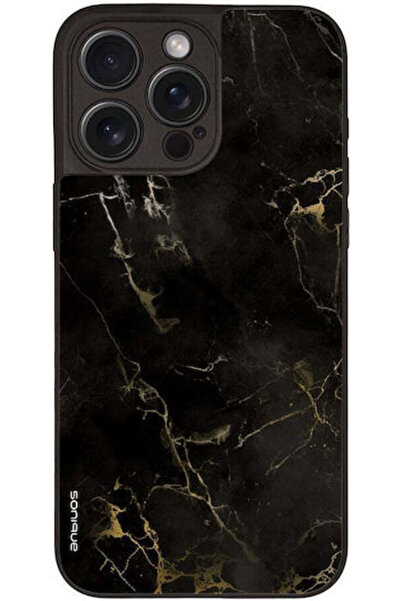 Other Sonique Μαρμάρινη Θήκη για Apple iPhone 15 Pro Max Μαύρο 01