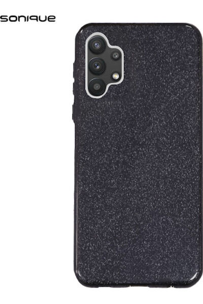 Other Σονίκ Λαμπερή Μαύρη Θήκη Πλάτης Σιλικόνης (Galaxy A32 4G)