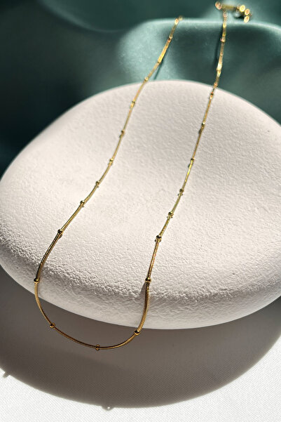 Berilya Aksesuar Steel Ball Snake Chain