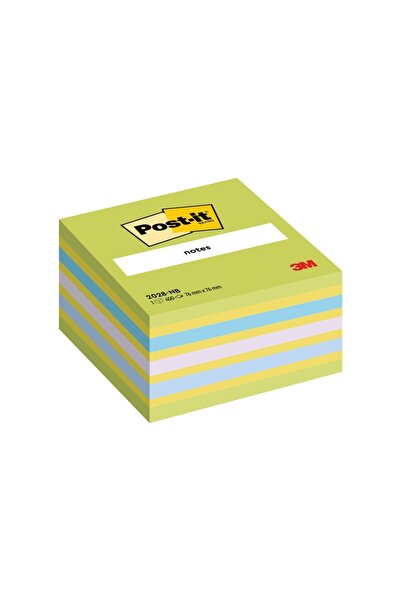 Post-it Notițe adezive 76 x 76 mm 450 coli neon cub 3M verde/galben