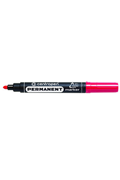 CENTROPEN Permanent Red Marker Round Tip 2.5mm 8566