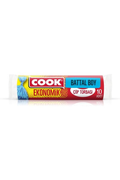 COOK Eco King Size Gelatinized Blue Color Garbage Bag 72 X 95 cm 10 Sheets