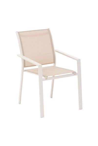 Hesperide Fotoliu de grădină Essentia, aluminiu și poliester bej, H.88 cm