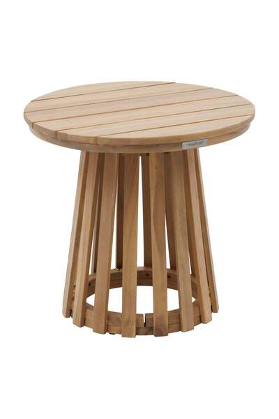 Hesperide Round garden side table Osuna 50 x 50 cm made of acacia wood -