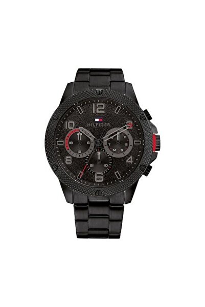 Tommy Hilfiger Blaze Ανδρικό Ρολόι 46mm Χρονογράφος Μπαταρίας με Μαύρο Μεταλλ...