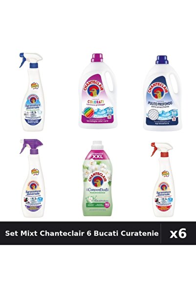 Chanteclair Set 6 Detergent și Degresant - 1575ml, 1800ml, 600ml - Bicarbonat...