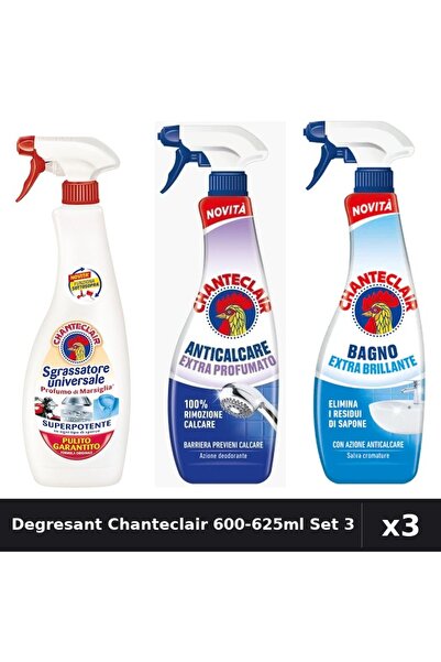 Chanteclair Set 3 Degresant Universal 600-625ml - Marsilia, Extra Parfumat, S...